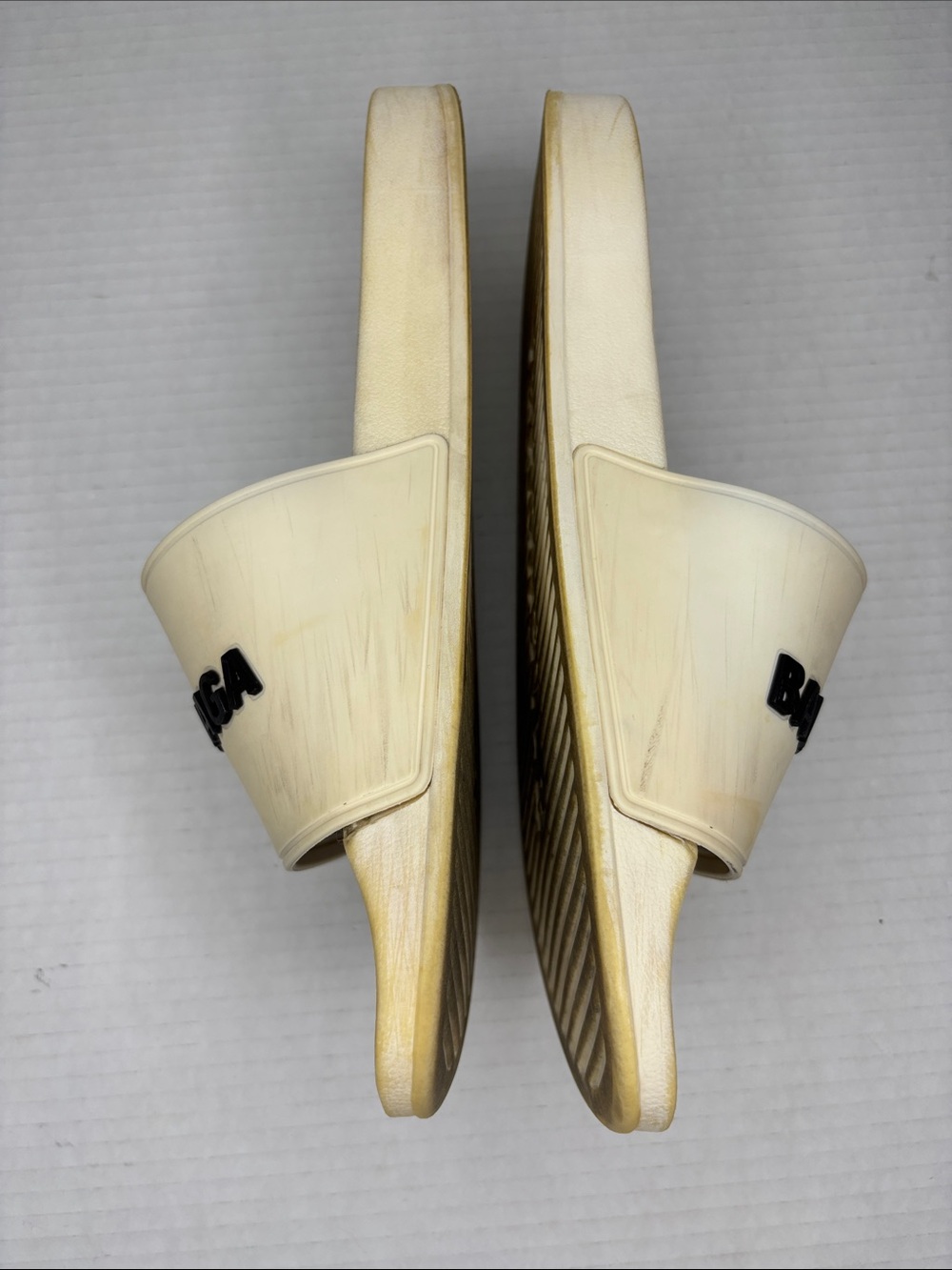 Balenciaga pool slides *stained* men’s size 10. - Picture 3 of 7